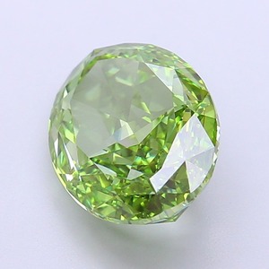 Diamant de laboratoire CVD ovale de 4,06 carats, vert vif fantaisie modifié, clarté VVS2, polissage excellent, pierre précieuse non montée pour bijoux - Product Image 2