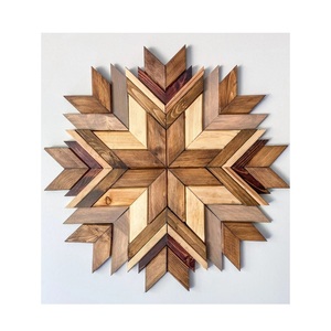 Décoration murale en forme de cœur en bois recyclé fait main, style farmhouse, art en bois de palette recyclé pour salon à prix raisonnable - Product Image 2