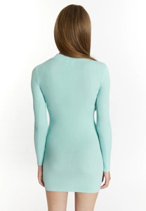 Fabricante Profesional de Vestidos Ajustados Personalizados, Vestido de Punto de Manga Larga, OEM - Product Image 2