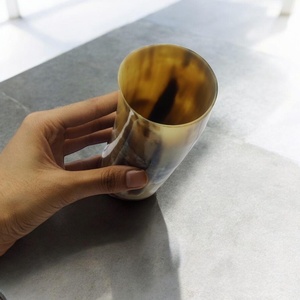 Top Selling Ox Horn Beer Glass Mini Horn Shot Glass Vintage Durable Party Cup Perfect Drinking Glass Drinking Cups for Party Use - Product Image 3