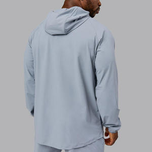 High Quality Men's Nylon Tracksuit Waterproof Windbreaker Jogging Sweat Suit With <b>Shorts</b> Outdoor Sports Windbreaker Tracksuit - Product Image 1