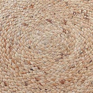 Eco Friendly Hand Braided Jute Cotton Area Rugs Non-Slip Custom Thick <b>Floor</b> Carpet Living Room Exercise Camping Prayer Hand Wash - Product Image 2