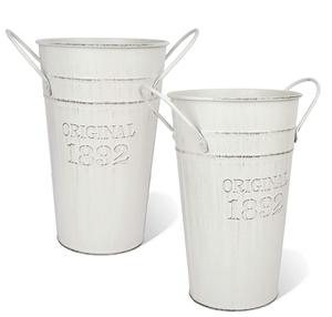 <b>Set</b>/2 Metal Flower <b>Vase</b> With Rope Handle Wholesale Good Quality Luxury Home Decoration Indoor Decoration Table Floor Decorative - Product Image 2