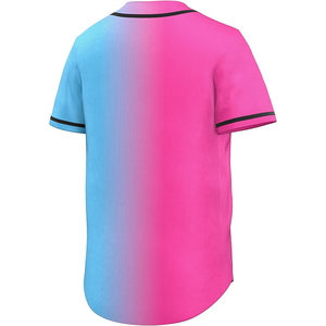 Camiseta de Béisbol Unisex con Dobladillo con Ribete, Bordes en Contraste, Personalizable, Transpirable, con Botones al Frente y Manga Corta - Product Image 2