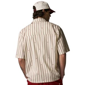 Men Classic Stripe Shirt Short Sleeve Button <b>Down</b> Casual Summer Breathable Lightweight Woven Top OEM Wholesale Supply - Product Image 6