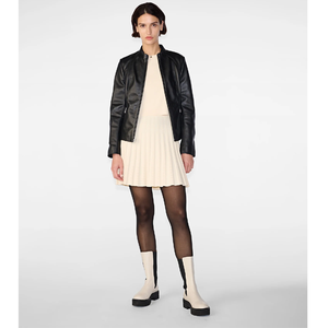 Veste en cuir d'agneau véritable pour femmes, respirante, écologique, veste varsity d'hiver, nouvelle collection, prix de gros avantageux - Product Image 2