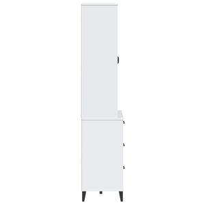 Meuble haut blanc pour salon, solution élégante de rangement - Product Image 6