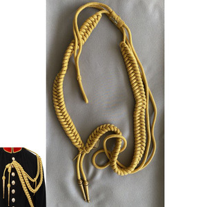 Golden <b>Braided</b> Aiguillette for Uniform Garment - Product Image 4