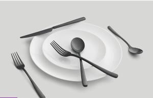 Ensemble de couverts en acier inoxydable durable de 20 pièces pour 4 personnes, vaisselle de table haut de gamme, fourchettes, cuillères, couteaux à prix avantageux - Product Image 4