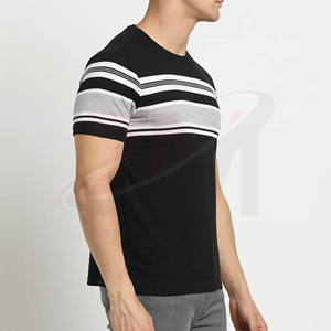 Camisetas negras para hombre al por mayor, personalizadas, casuales, unisex, tallas grandes, nueva colección, recién llegadas - Product Image 4