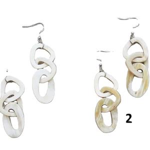 Customizable Stainless Steel, Silver, Copper & Buffalo Horn <b>Earring</b> <b>Hooks</b> Featuring Diamond or Pearl, Manufacturer Exporter - Product Image 1