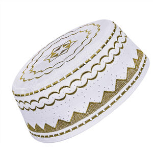 Gorros de Oración Musulmanes Étnicos Personalizables de Alta Calidad, Gorros de Oración Islámicos Transpirables para Hombres, para Uso en las Cuatro Estaciones - Product Image 5