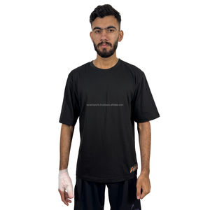 Camiseta de peso pesado de alta calidad, camiseta lisa en blanco para hombre, superventas 2025, camiseta de manga corta de gran tamaño de algodón personalizada 100% - Product Image 1