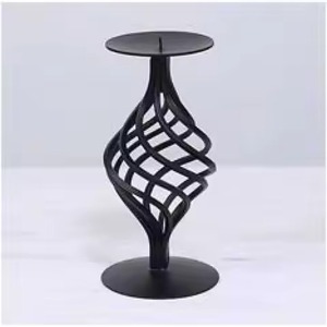 Support à bougie en métal artistique, porte-bougie décoratif, élément d'ambiance élégant pour la maison, décoration de salon - Product Image 3