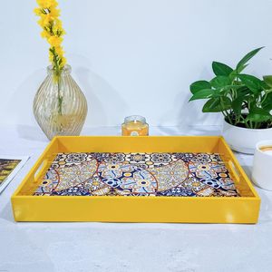 Bandeja de Madera de Alta Calidad con Diseño Marroquí, Artículo de Servicio Duradero, Material de Primera Calidad para Uso en el Hogar y la Oficina - Product Image 5