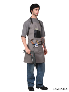 Nouveaux modèles tablier en toile tablier de cuisine Barista tablier en toile pour cuisine étanche serveur artistes pas cher tablier en vrac - Product Image 5