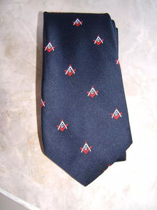 Corbata de Seda Masónica Vintage David Ross Hecha a Medida 2026 para Hombre, Regalia Masónica Masculina de Alta Calidad - Product Image 3