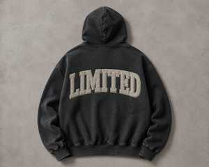 Heavyweight Embroidery Logo Vintage Washed Streetwear Pullover Hoodie Oversized Kangaroo Pockets Custom Unisex Hoodie Breathable - Product Image 2