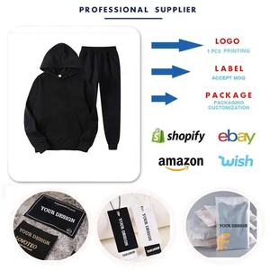 Econex Sports 2025 Survêtement pour homme avec logo personnalisé pour sweat à capuche avec impression bouffante Ensemble pantalon de survêtement Streetwear Jogger et sweat à capuche - Product Image 2