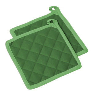 Eco-friendly solid Color <b>Pot</b> <b>holders</b> 100% Cotton Woven Fabric <b>Pot</b> <b>Holders</b> Kitchen Accessories at Least Price Indian Exporter. - Product Image 3