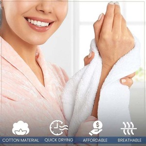 Serviettes de bain jetables en coton léger à séchage rapide, les plus vendues, avec broderie personnalisée – Ensembles de serviettes de bain - Product Image 4