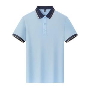 Polos en coton respirant de haute qualité, coupe ajustée, avec logo personnalisé, couleur unie, motif toile, vente en gros - Product Image 6