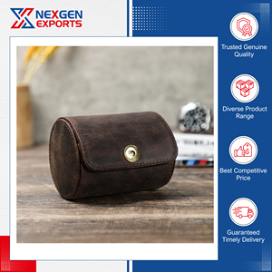 Venta Exclusiva de Porta Corbatas de Cuero PU de Estilo Vintage de Calidad Excepcional con Almacenamiento Antiarrugas para Compradores Globales al por Mayor - Product Image 4