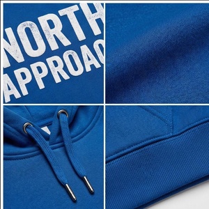 เสื้อฮู้ดผู้ชาย North Approach สีน้ำเงิน ผ้าฝ้ายเฟรนช์เทอร์รี่ สวมใส่สบาย มีกระเป๋าหน้า ทรงปกติ เหมาะสำหรับใส่ในฤดูใบไม้ร่วง - Product Image 4