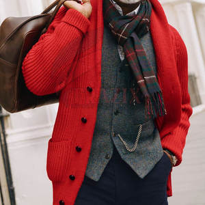 Cárdigan de Punto Elegante para Hombre, Manga Larga, Cierre de Botones, Suave, Cálido, Informal, para Trabajo, Oficina, Aire Libre - Product Image 6