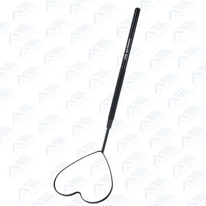 Espejo para Pestañas con Forma de Instrumento Quirúrgico Estilo Dental, Espejo para Extensión de Pestañas de Marca Privada, Mango Negro - Product Image 2