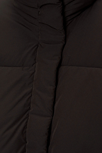 Top Quality Women's Black <b>Quilted</b> Puffer <b>Jacket</b> Stand Collar Full Sleeve Winter Warm Thick Solid Color Short Length Coat - Product Image 5