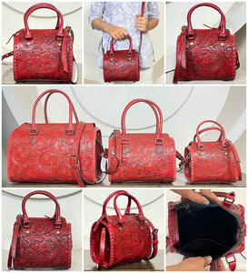 Sac à main Speedy en cuir véritable fait main, style western, best-seller, pour femmes, sac de voyage spacieux, sac à bandoulière - Product Image 3