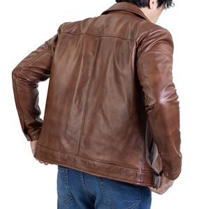 Customer Demanding <b>Winter</b> <b>Leather</b> <b>Jacket</b> for Men Soft Durable High Quality Modern Classic Outerwear Front Logo - Product Image 5
