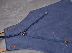 Funda de cuero y lona duradera con cremallera, impermeable, a prueba de golpes, con correa cruzada ajustable para chef, barbacoa, barista, barbero, carpintero, taller - Product Image 2