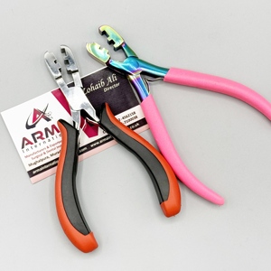 Pince à double pointe en U plate pré-collée, en acier inoxydable de qualité chirurgicale, outil de coiffure pour boucles de cheveux, fusion de kératine pour extensions capillaires - Product Image 6