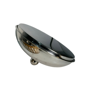 Wood & Metal <b>Serving</b> <b>Dish</b> <b>Set</b> Of 3 Mother-of-Pearl Hand Inlay Design With Chrome Lid For Elegant Dining And Home Decoration - Product Image 5