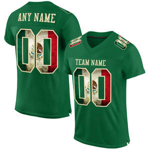 OEM Sublimation Football Jersey <b>Custom</b> Personalized Casual Style 100 Percent Polyester Fleece Team Name Number Printed Shirt - Product Image 3