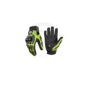 Gants de moto en cuir personnalisés pour l'hiver, à doigts entiers, pour la course, compatibles écran tactile, antidérapants, imperméables, respirants, avec protection des articulations - Product Image 1
