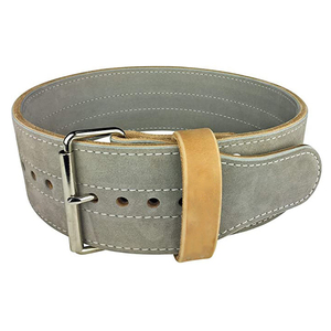 Cinturón de Levantamiento de Pesas Ajustable de Cuero para Hombres y Mujeres, Soporte para Gimnasio y Powerlifting, Proveedor OEM - Product Image 6