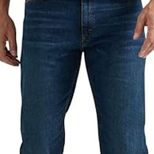 Jeans de Mezclilla Rectos para Hombre, Corte Clásico, Estilo Casual Urbano, Ajuste Delgado, Azul Lavado, Diseño Retro, Transpirables para Invierno y Verano - Product Image 6