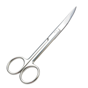 Ciseaux de beauté en acier inoxydable incurvés de 14 cm avec manche en céramique et finition miroir pour la coupe des sourcils par ANAAIF - Product Image 6