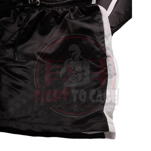 ชุดเซ็ตเสื้อแจ็คเก็ตกันลมสีขาวดำรุ่นใหม่ล่าสุด น้ำหนักเบา ผลิตตามสั่ง สำหรับผู้ชาย ทำจากไนลอนคุณภาพสูงสุด ไซส์ใหญ่พิเศษ - Product Image 5