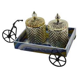Portavelas de Cristal de Alta Calidad para Decoración del Hogar, Diseño de Interior, Portavelas Decorativo Navideño - Product Image 6