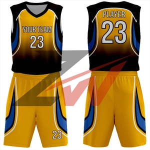 Maillot de basketball personnalisé par sublimation, col en V, sans manches, anti-transpiration, unisexe adulte - Product Image 4