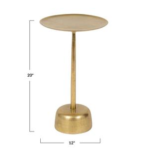 Mesa de Centro Redonda Moderna de Diseño Icónico, 20 Pulgadas de Altura, Mueble Decorativo para Sala de Estar - Product Image 1