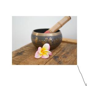 Cuenco tibetano de latón hecho a mano para yoga, instrumento de meditación para sanación de chakras, terapia de sonido, relajación, armonía espiritual - Product Image 1