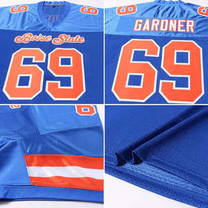 Wholesale Customized Heat-Transfer Printed Adults American Football Uniform Oversized College Training Jersey Unisex Team Name - Product Image 6