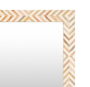Miroir suspendu carré en coquillages Capiz, artisanat fait main, pour la décoration de chambre, miroir en nacre, en promotion - Product Image 4