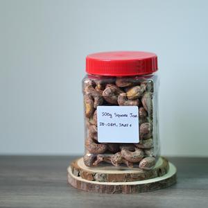ISO Certified Vietnam Premium Roasted Cashew <b>Nuts</b> Square Jar Unique Buttery Salty Flavor Custom Grade 500g OEM Service Available - Product Image 3
