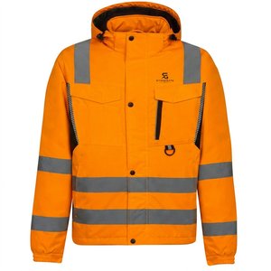 Chaqueta de Seguridad Reflectante para Hombre, Ropa de Trabajo de Invierno, Alta Visibilidad, Impermeable, Resistente al Viento, para Construcción, 2026 - Product Image 2